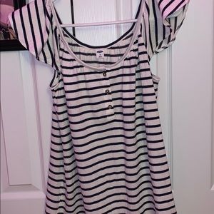 Striped Old Navy Flowy Summer Top